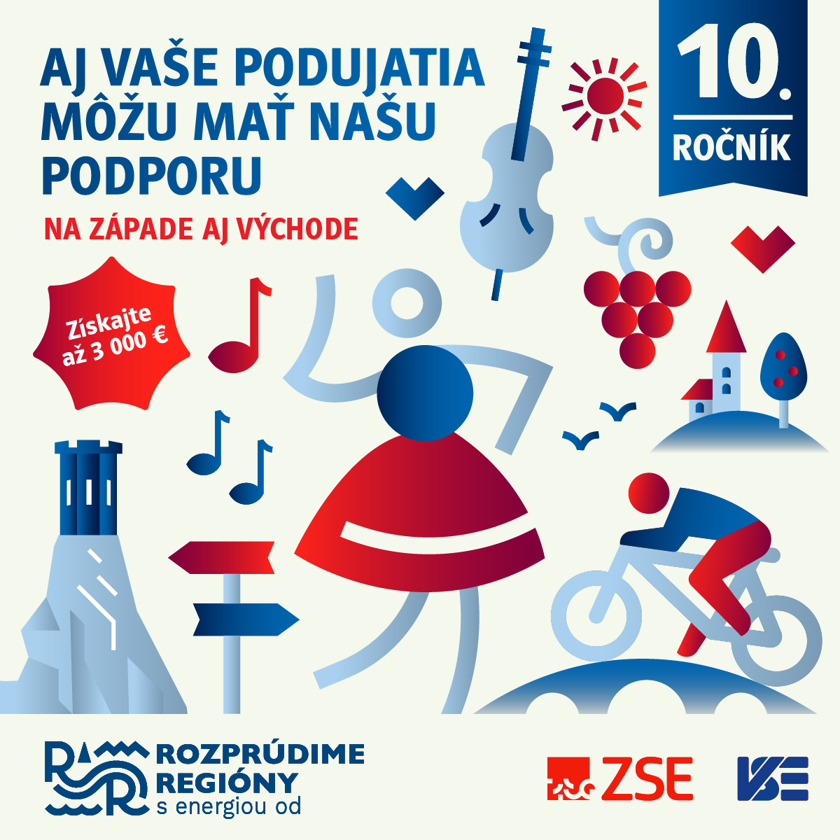 Rozprúďte regióny aj na vašich podujatiach
