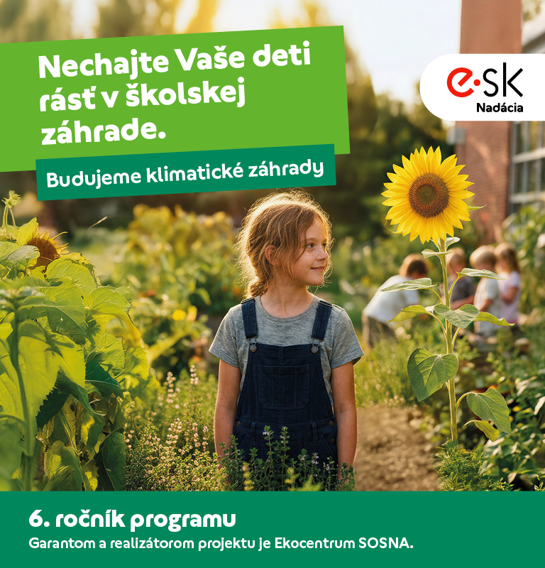 Poznáme 20 škôl, kde pribudnú klimatické záhrady